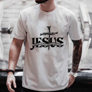 Jesus Pattern Men's T-shirt Fashion Graphic Tops Short Sleeve Tees
